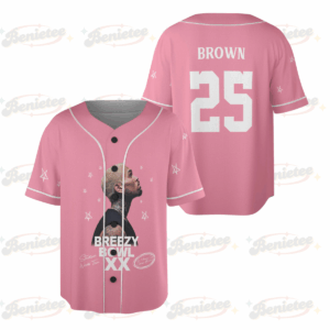 Personalized Chris Brown Tour 2025 Baseball Jersey, Chris Brown 2025 Baseball Jersey