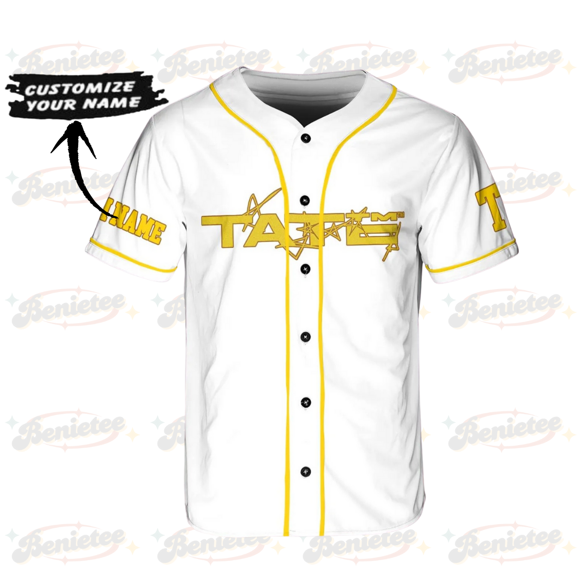 Personalized Miss Possessive Tour Baseball Jersey, Tate Mcrae T8 Concert Baseball Jersey - Image 2