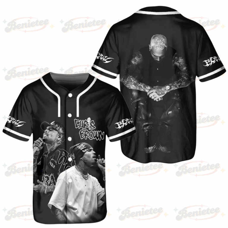 Chris Brown Baseball Jersey, Breezy Bowl XX Tour 2025 Baseball Jersey