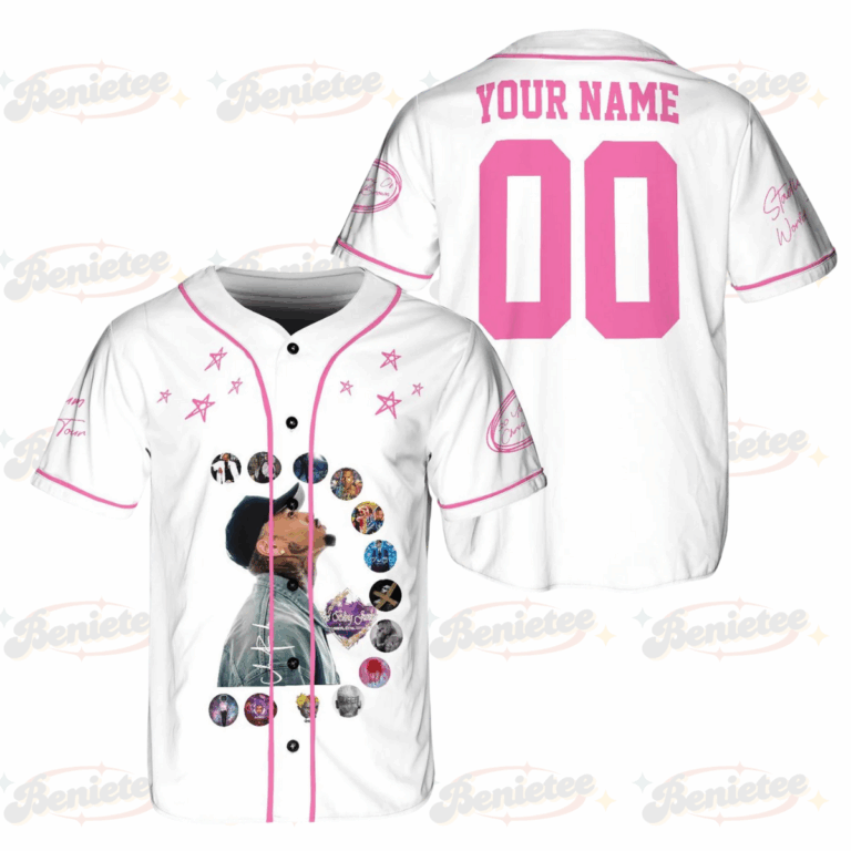 Custom Chris Brown Tour Baseball Jersey, Breezy Bowl XX Tour 2025 Baseball Jersey