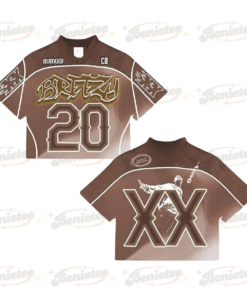 Custom Chris Brown Croptop Mesh Football, Breezy Bowl Tour 2025 Croptop Mesh Football