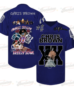 Chris Brown Breezy Bowl Football Jersey, Breezy Bowl XX Tour 2025 Football Jersey (Custom Number)