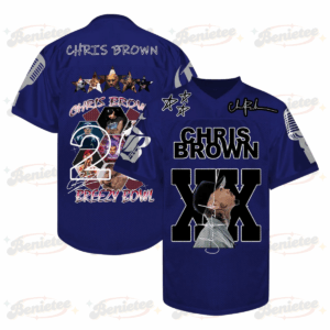 Chris Brown Breezy Bowl Football Jersey, Breezy Bowl XX Tour 2025 Football Jersey (Custom Number)