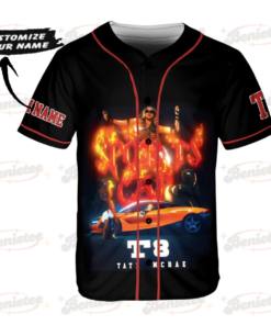 Alternative view of Personalized Miss Possessive Tour Baseball Jersey, Tate Mcrae T8 Concert Baseball Jersey