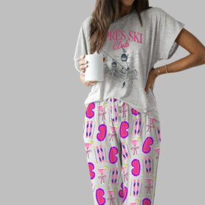Ski Weekend Casual Pajama Set For Women