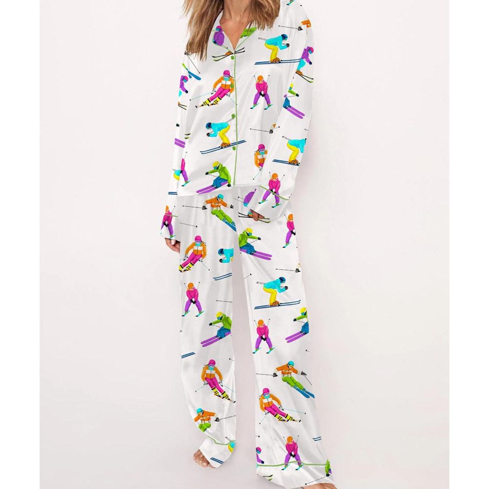 Skiing Life Pajama Set