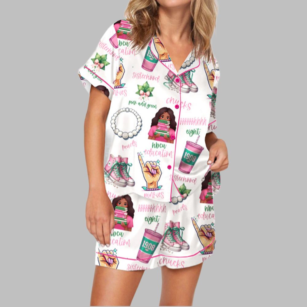 Sorority Pajama Set For Women