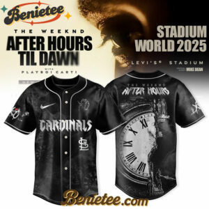 St. Louis Cardinals x After Hours Til Dawn 2025 - The Weeknd Baseball Jersey, Custom The Weeknd For Fans, After Hours Till Dawn Tour Gift For Fan
