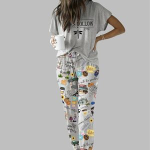 Stars Hollow Casual Pajama Set For Women