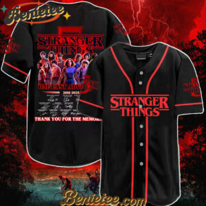 Stranger Things Baseball Jersey-3D Baseball Jersey