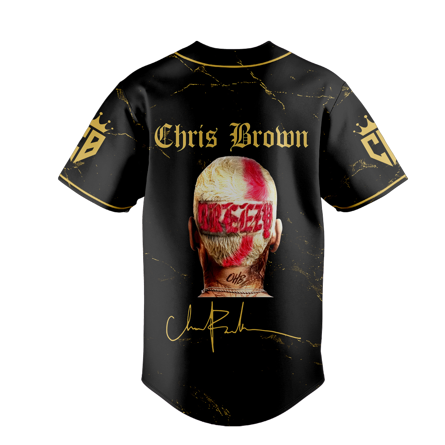 Personalized Chris Brown Music Tour 2025 Baseball Jersey, Chris Brown Breezy Bowl Baseball Jersey Men's - Image 3