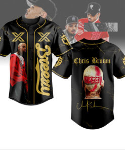 Alternative view of Personalized Chris Brown Music Tour 2025 Baseball Jersey, Chris Brown Breezy Bowl Baseball Jersey Men's