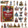 Toby Keith Premium Advent Calendar 2025 CHRISTMAS GIFT, CHRISTMAS IDEA, Christmas Countdown Advent Calendar Gift Box with 24 Acrylic Ornaments