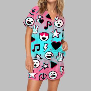 TK Glitch Style Pajama Set For Women