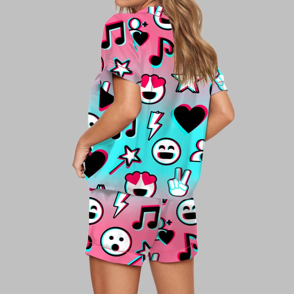 TK Glitch Style Pajama Set For Women - Image 2
