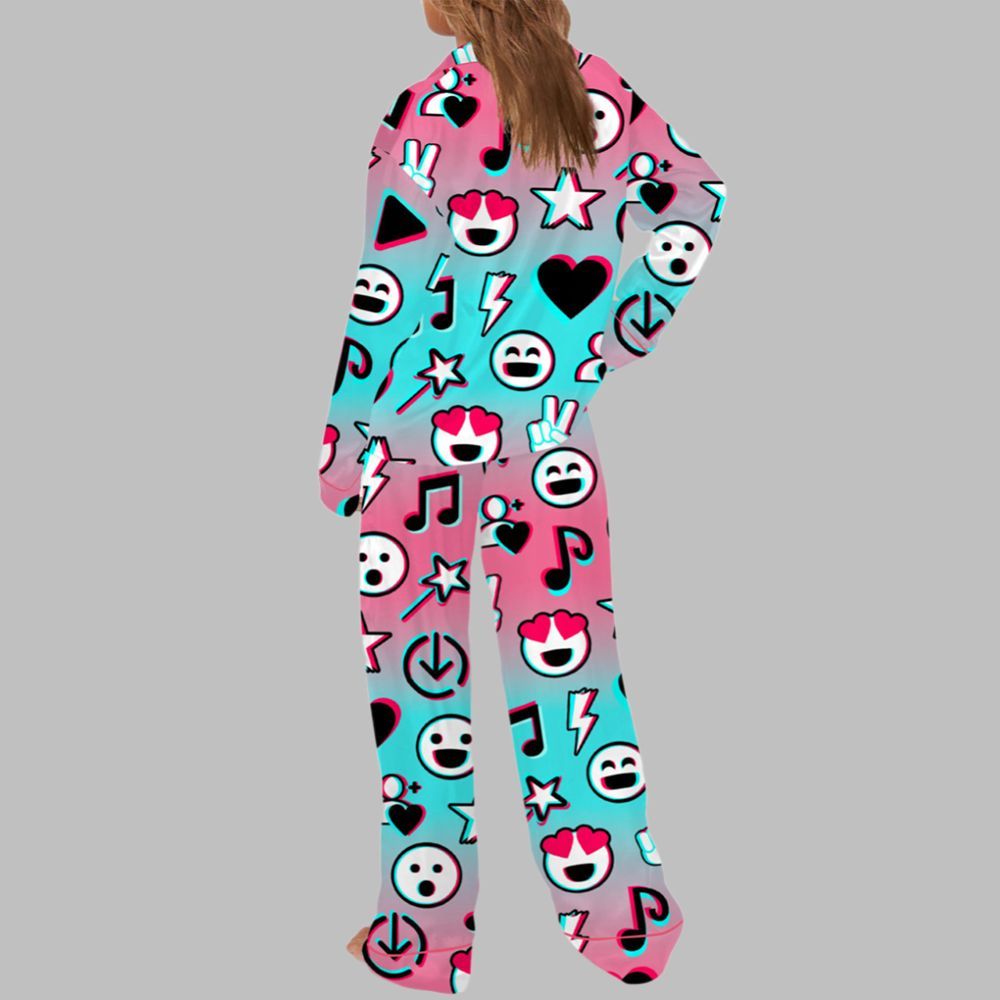 TK Glitch Style Pajama Set For Women - Image 4