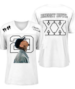 Alternative view of BREEZY BOWL JERSEY '25 (Glow N' the Dark) Football Jersey, Custom Color Football Jersey