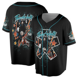 Marvel Thunderbolts Movie 2025 Vintage Group Jersey, Marvel Family Matching Jersey