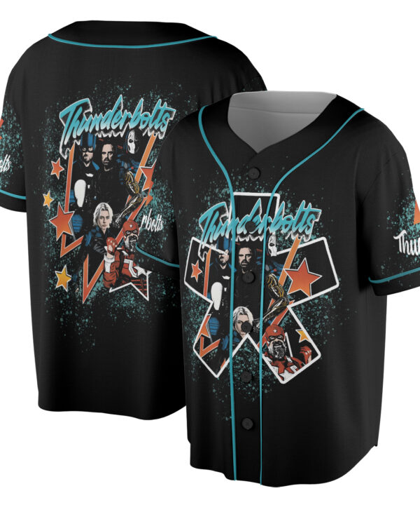 Marvel Thunderbolts Movie 2025 Vintage Group Jersey, Marvel Family Matching Jersey