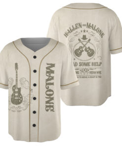 Personalized Post Malone Jelly Roll Baseball Jersey