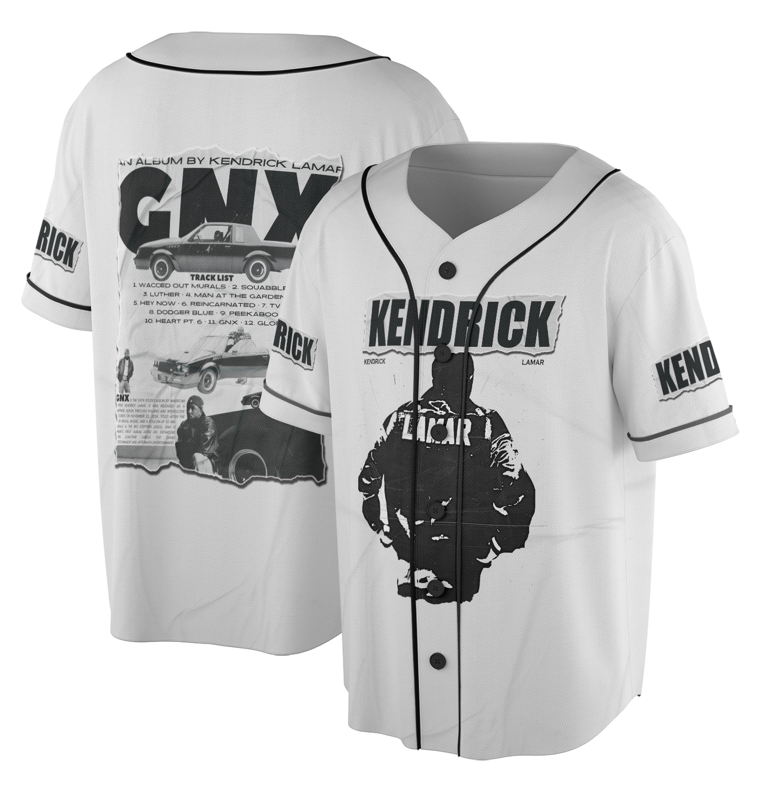 Kendrick Lamar GNX Jersey, Vintage GNX Racing Glub, Kendrick Lamar Limited Edition - Image 2