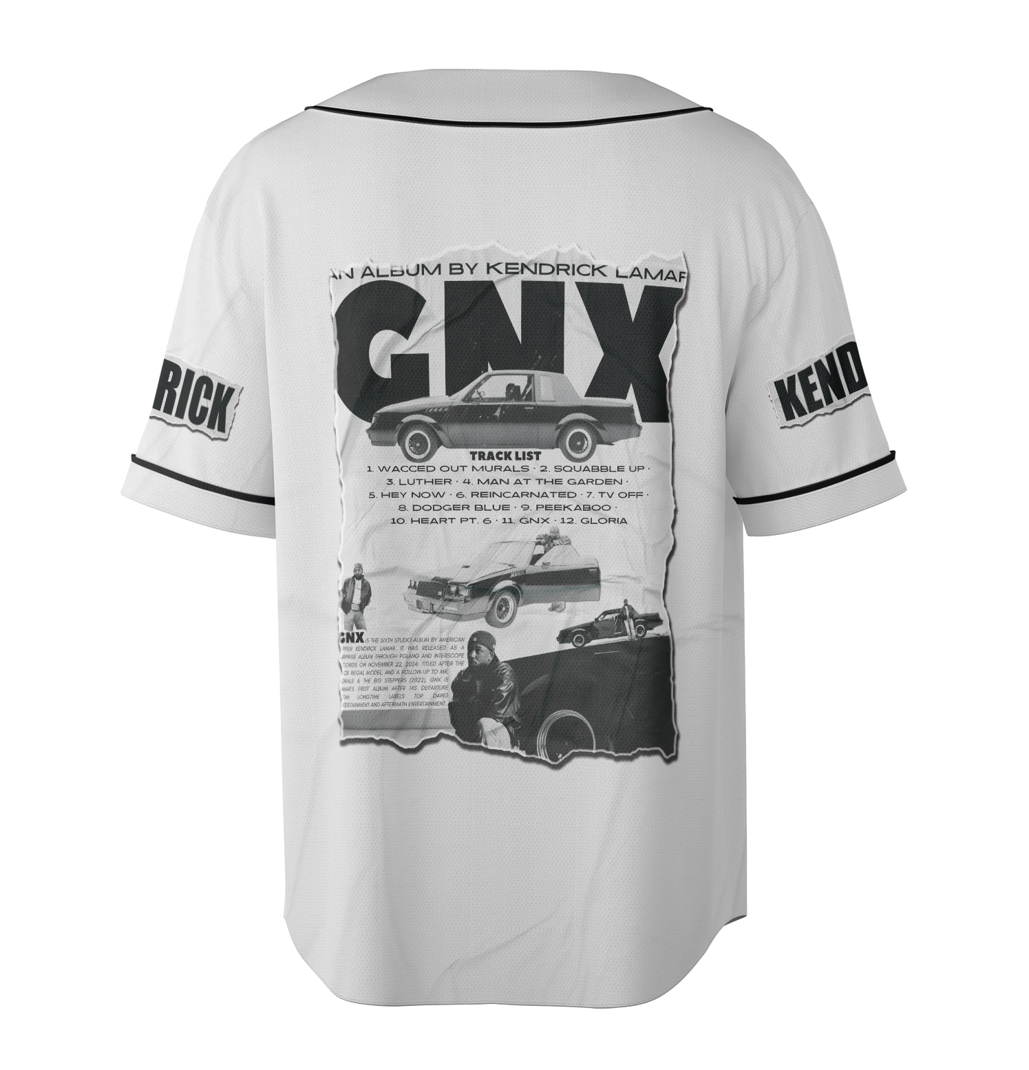 Kendrick Lamar GNX Jersey, Vintage GNX Racing Glub, Kendrick Lamar Limited Edition - Image 4