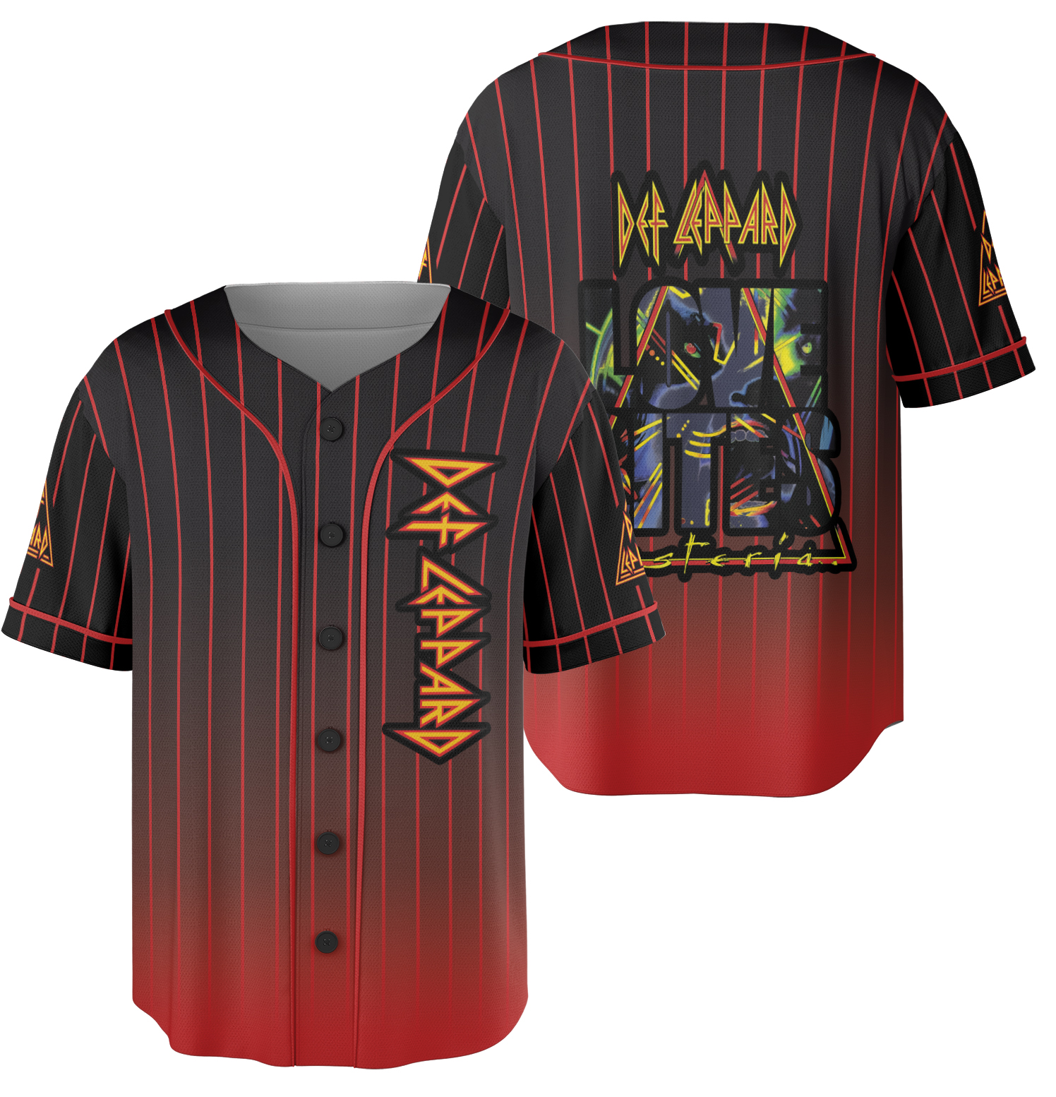 Def Leppard Hysteria 2025 Love Bites JErsey, Journey Def Leppard T-Shirt