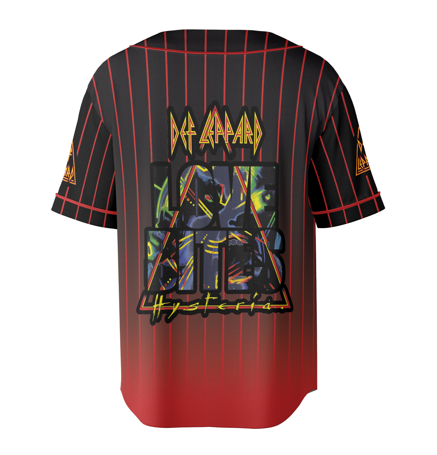 Def Leppard Hysteria 2025 Love Bites JErsey, Journey Def Leppard T-Shirt - Image 4