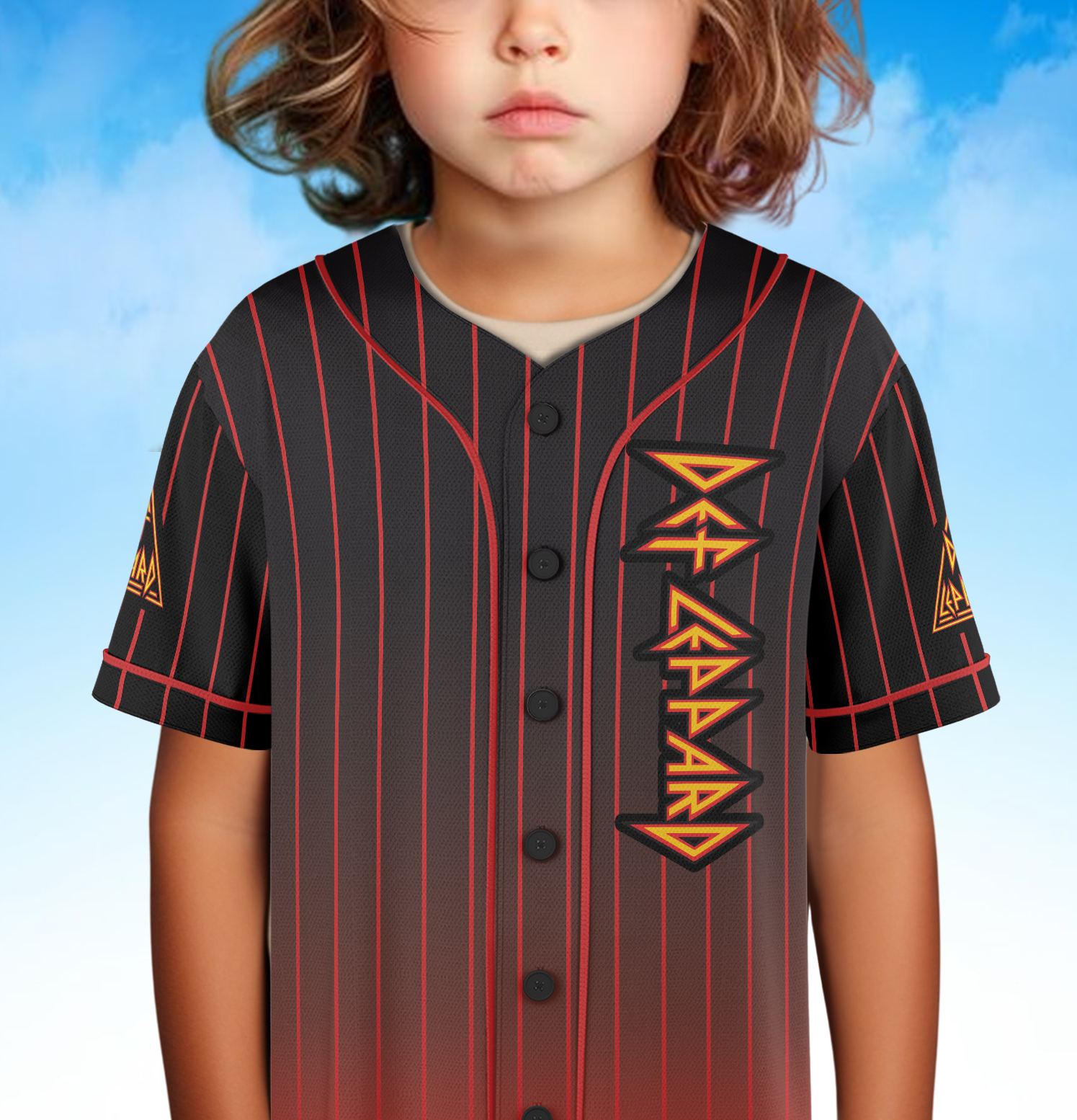 Def Leppard Hysteria 2025 Love Bites JErsey, Journey Def Leppard T-Shirt - Image 5