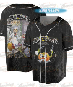 Helloween Dr Stein Black Baseball Jersey