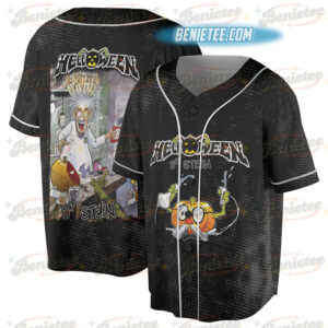 Helloween Dr Stein Black Baseball Jersey