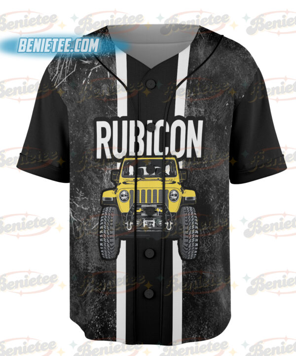 Alternative view of Jeep Rubicon Fan Art Baseball Jersey