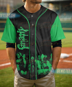 Alternative view of Vintage Katseye Gnarly Baseball Jersey, Beautiful Chaos Eyekon Kpop Fan Merch Unisex T-Shirt Short Sleeve, Comfortable Stylish Tee for Women Men