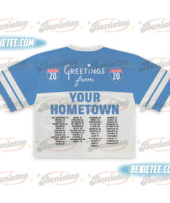 Alternative view of Vintage Jonas Brothers Football Jersey Crop Top, 20th Anniversary Of Jonas T-Shirt, Living The Dream Tour 2025 Shirt, Jonas Fan Merchandise Shirt