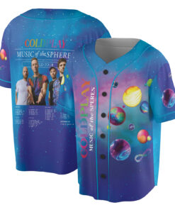 Alternative view of Coldplay Music of the Spheres 2025 Tour Jersey, Vintage Style Tee, Coldplay T-Shirt