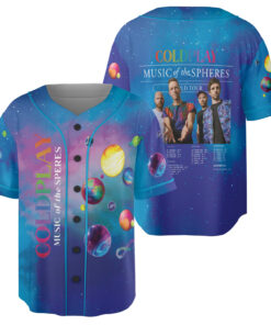 Coldplay Music of the Spheres 2025 Tour Jersey, Vintage Style Tee, Coldplay T-Shirt