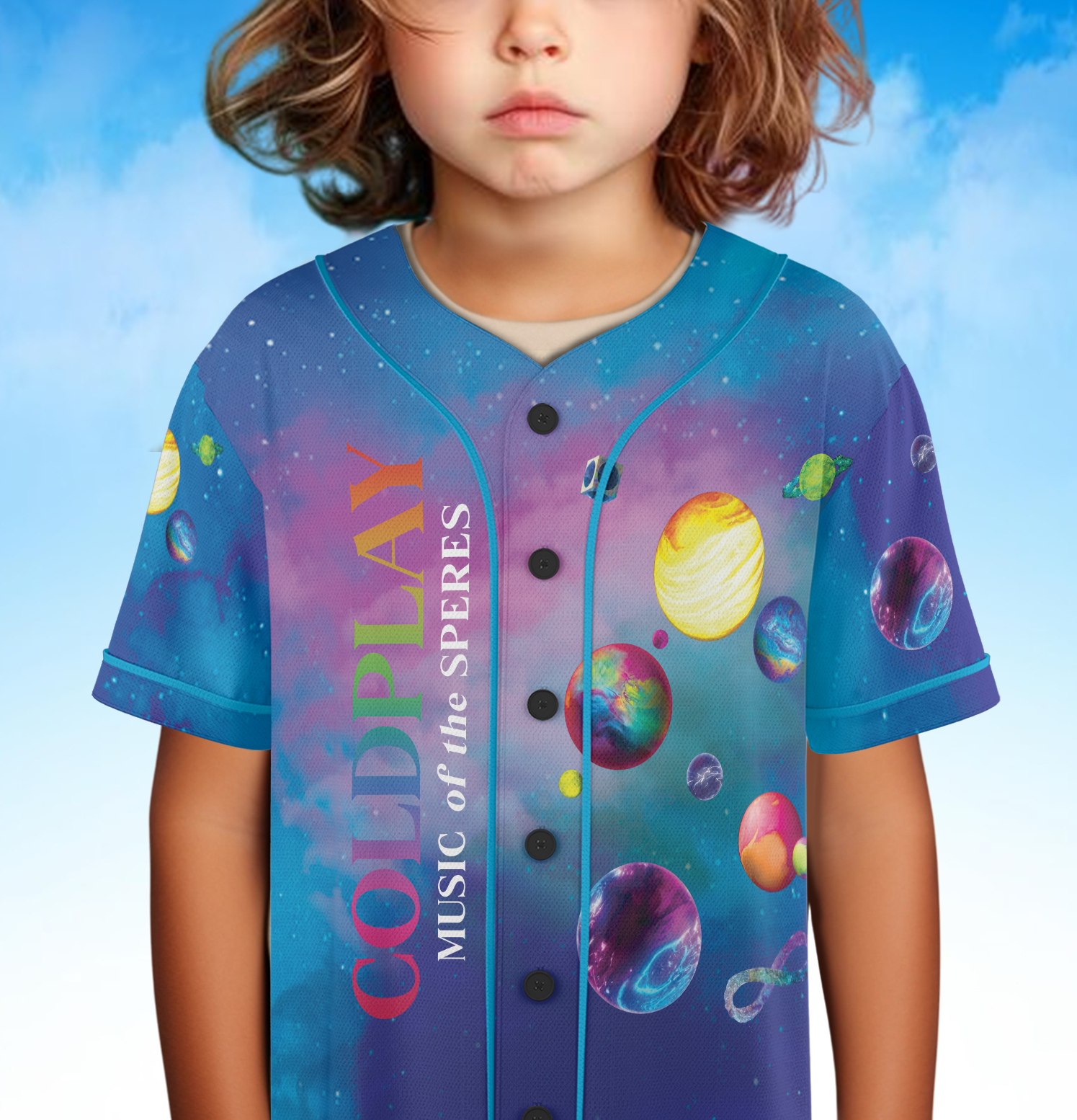 Coldplay Music of the Spheres 2025 Tour Jersey, Vintage Style Tee, Coldplay T-Shirt - Image 6