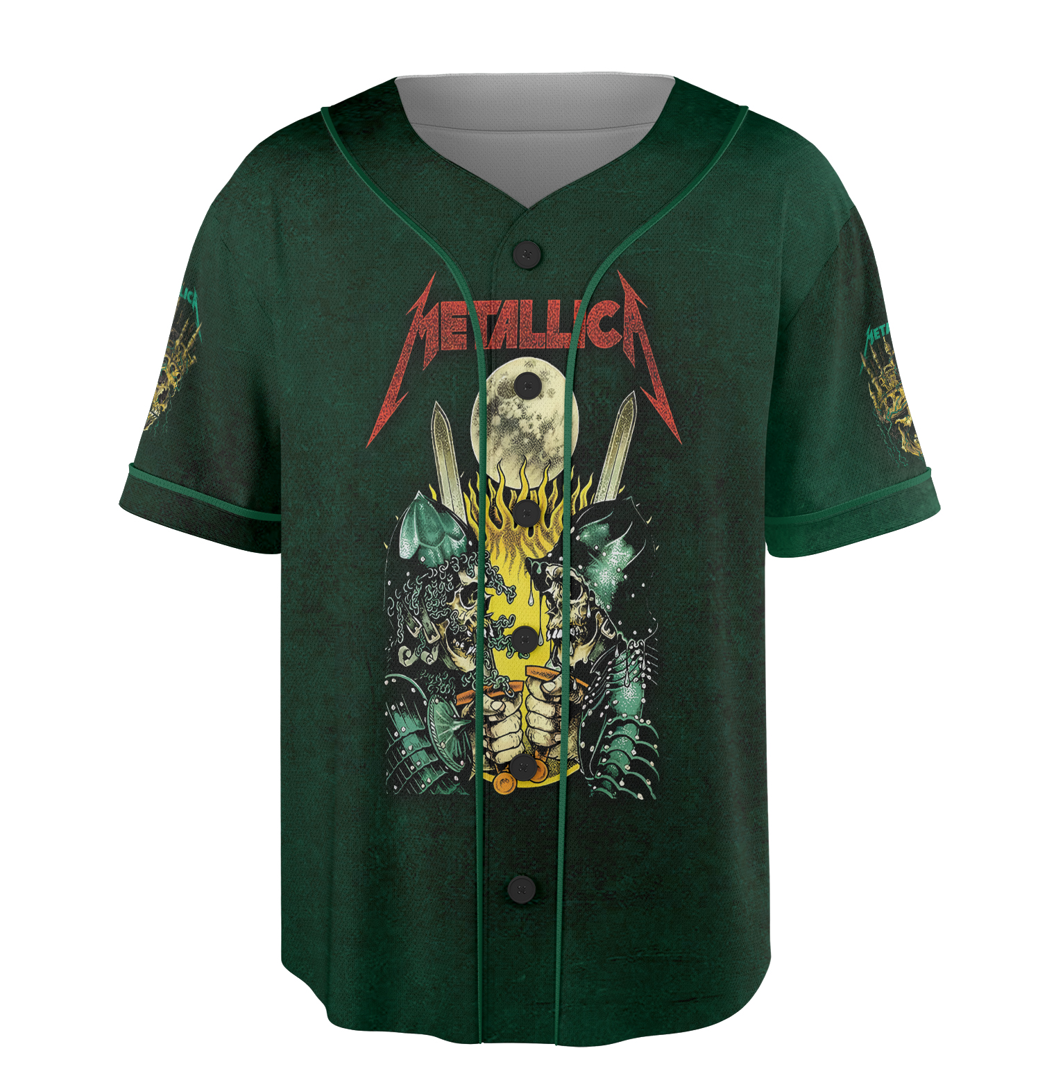 Metallica Concert Jersey, Album Collage Band Tee - Image 2
