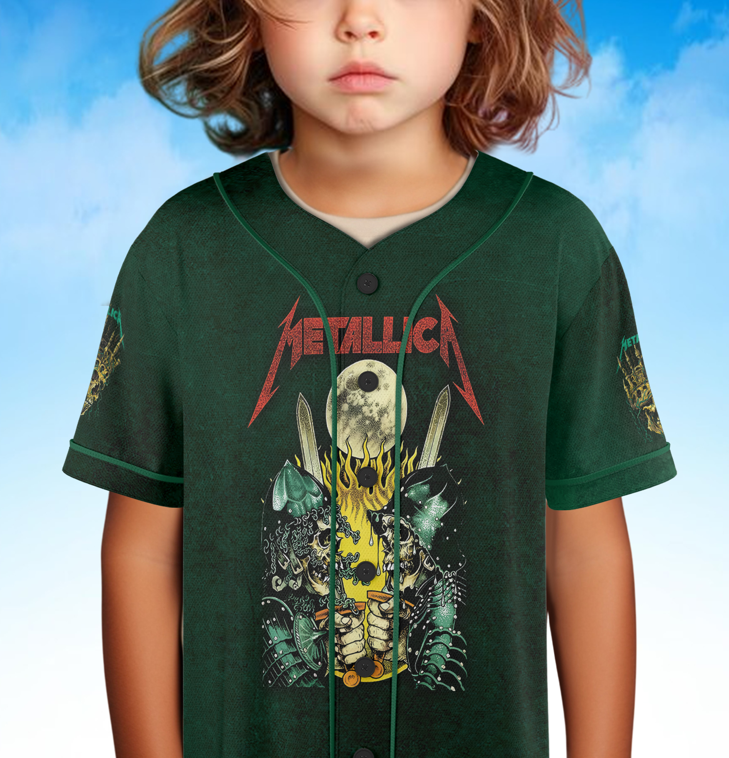 Metallica Concert Jersey, Album Collage Band Tee - Image 5
