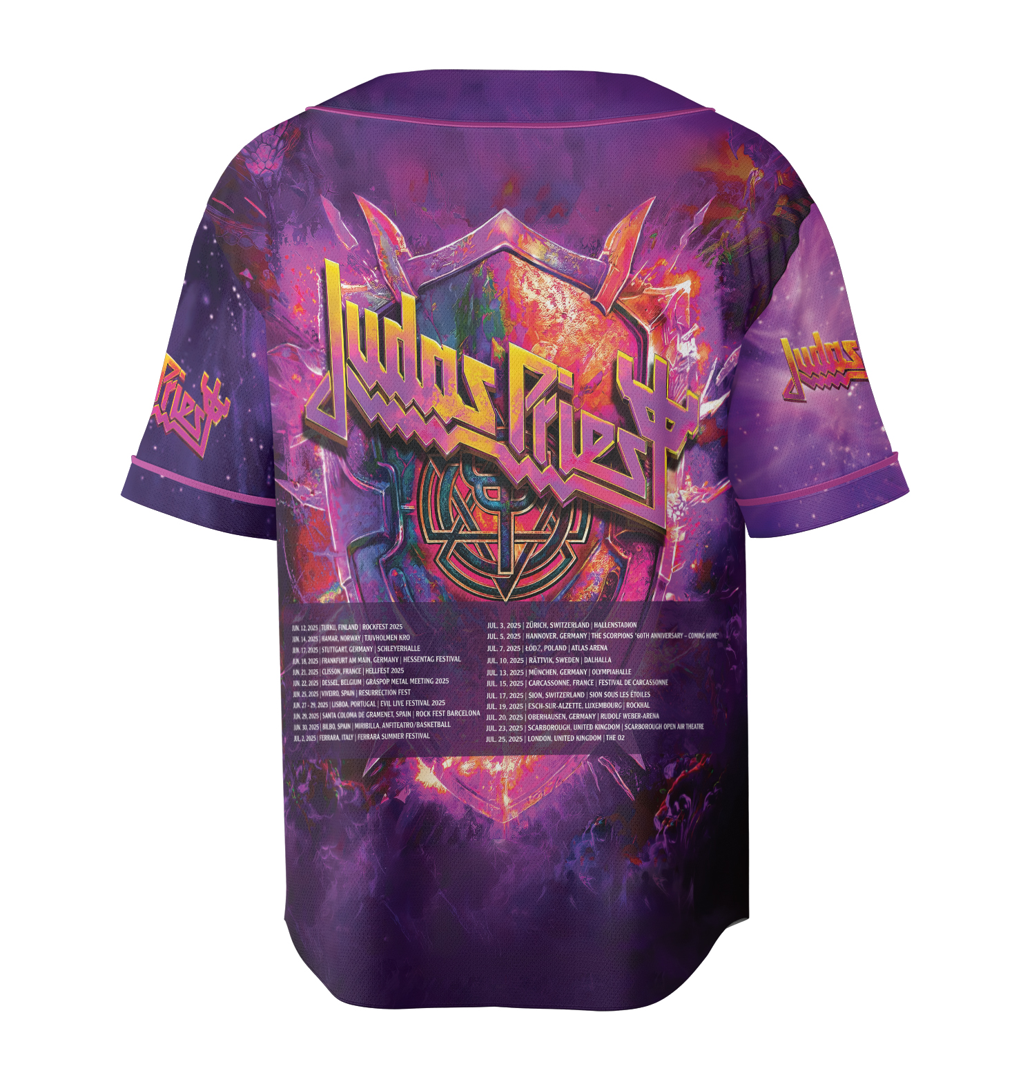 Vintage Judas Priest Heavy Metal Jersey - Image 4