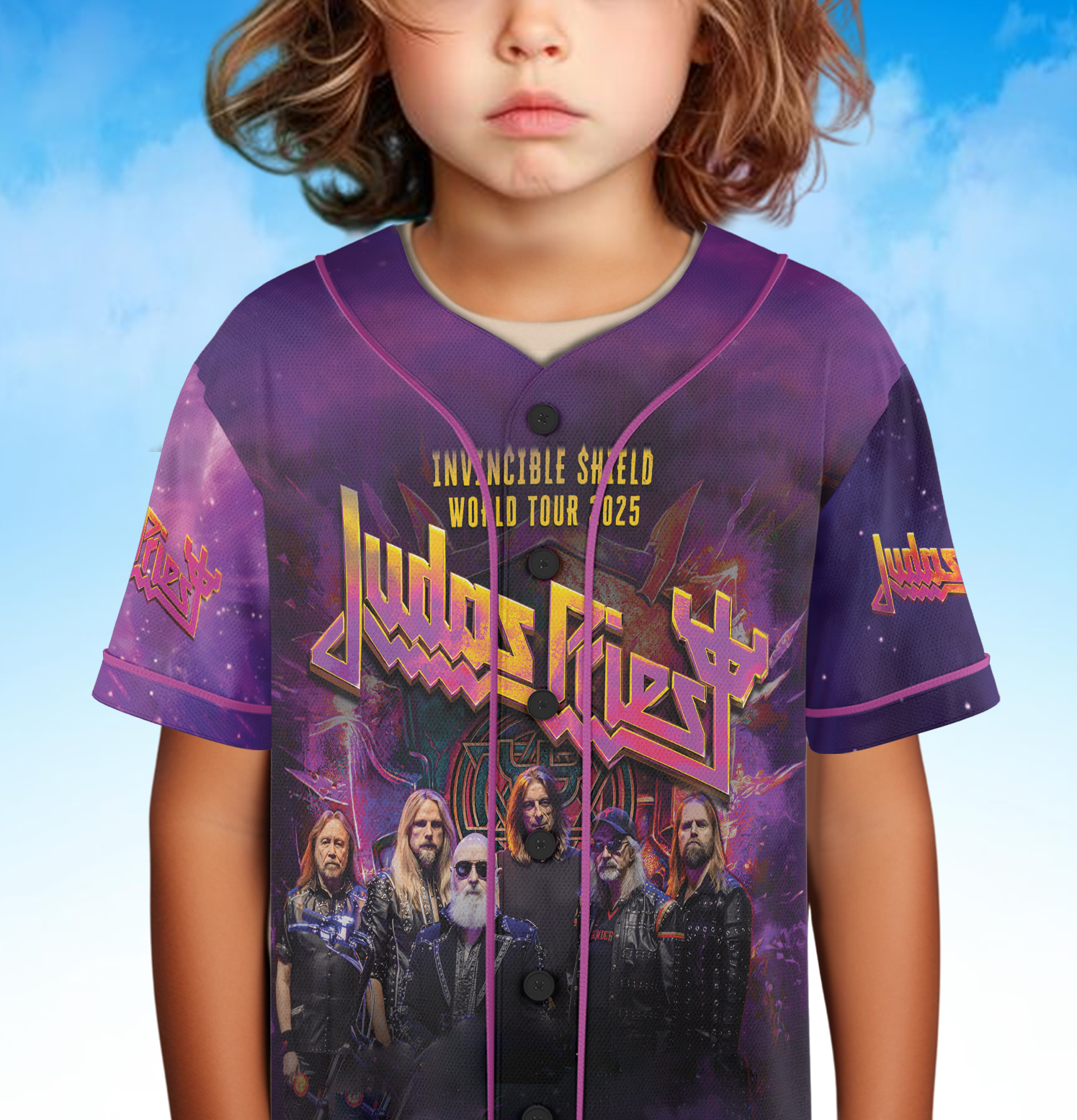 Vintage Judas Priest Heavy Metal Jersey - Image 5