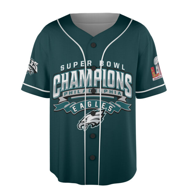 Alternative view of Philadellphia Eaggles Supper Bowl 2025 Champions Basketball Jersey