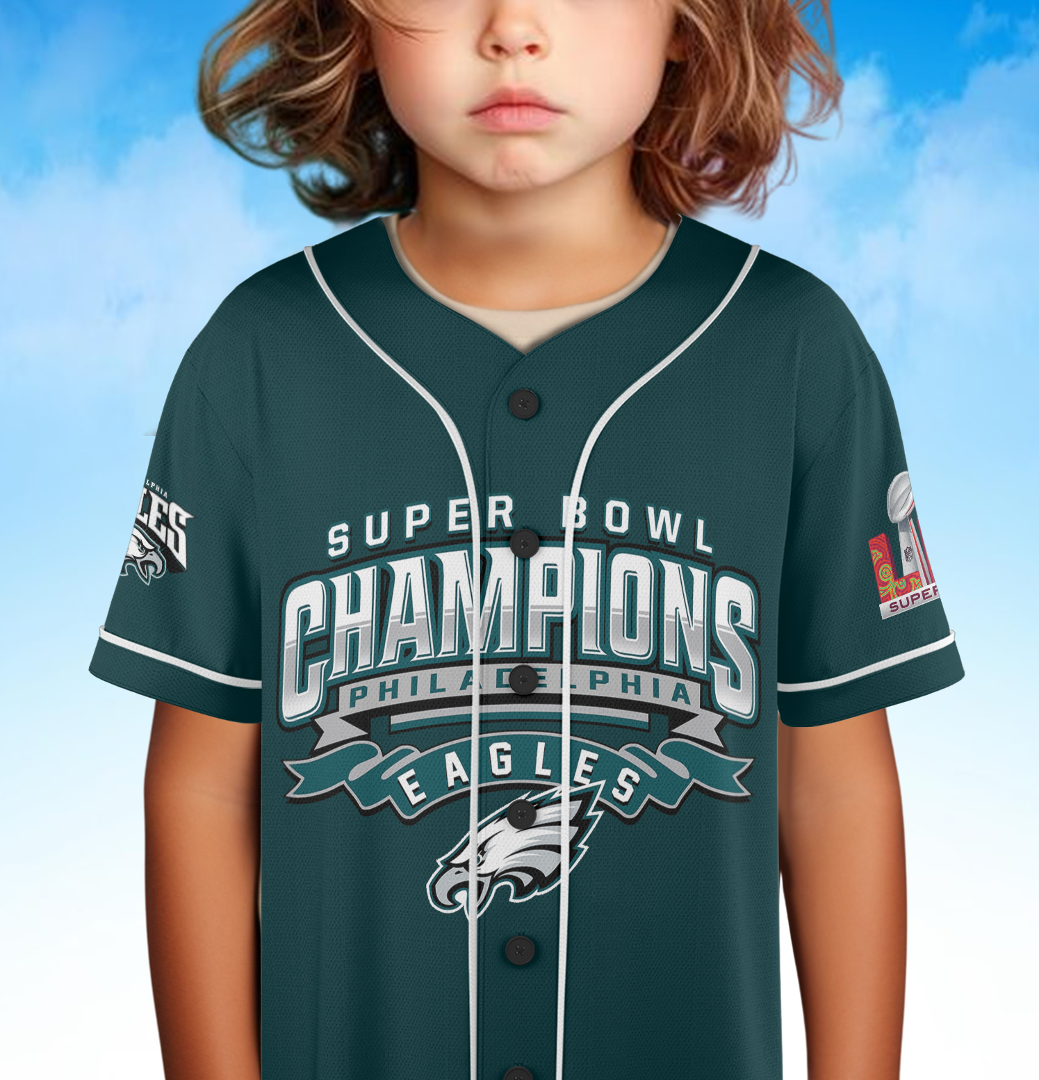 Philadellphia Eaggles Supper Bowl 2025 Champions Jersey - Image 6