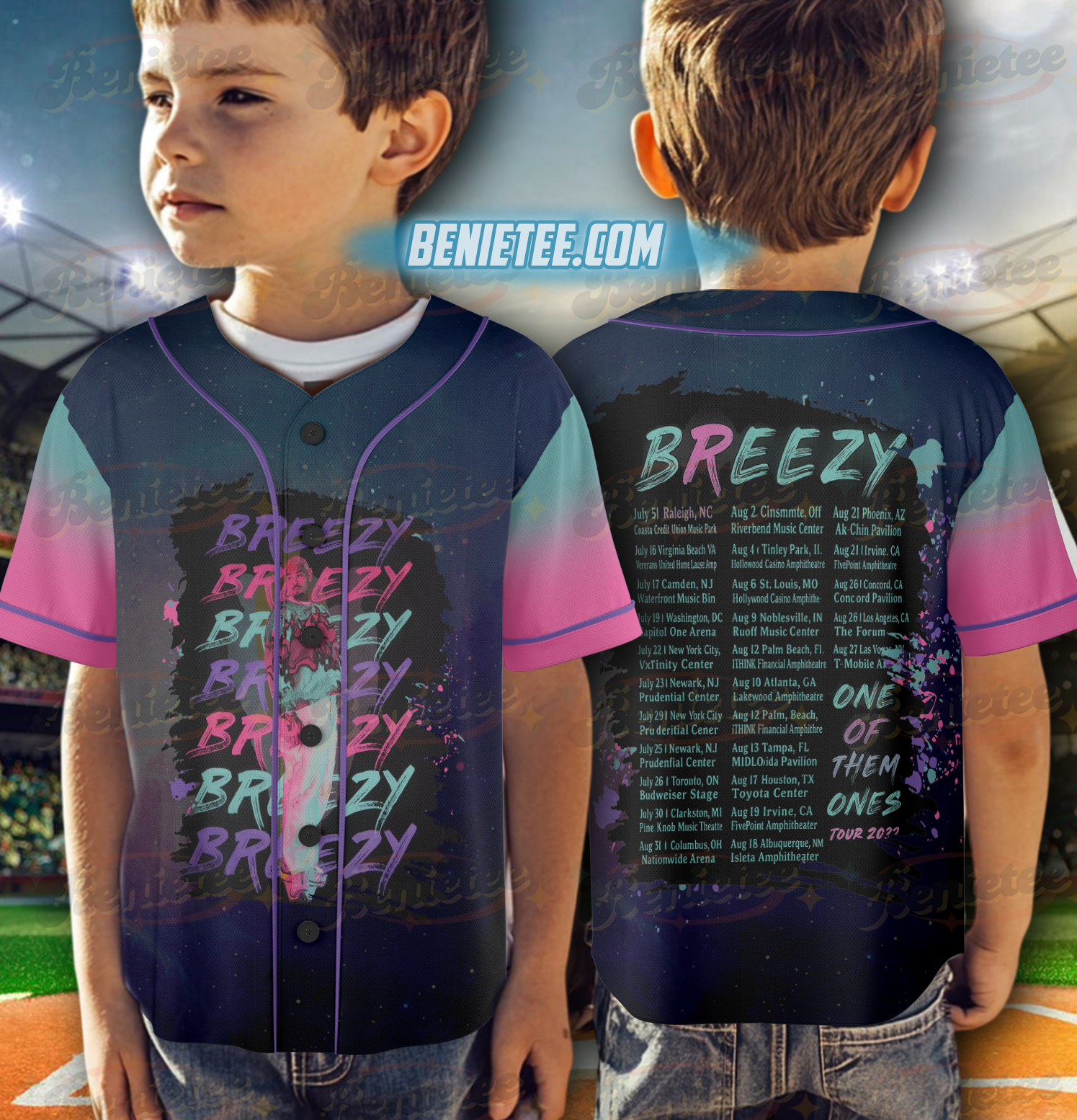 Chris Brown X.X Baseball Jersey, Tour Breezy Bowl Shirt, Concert Retro 2025 Shirt - Image 6