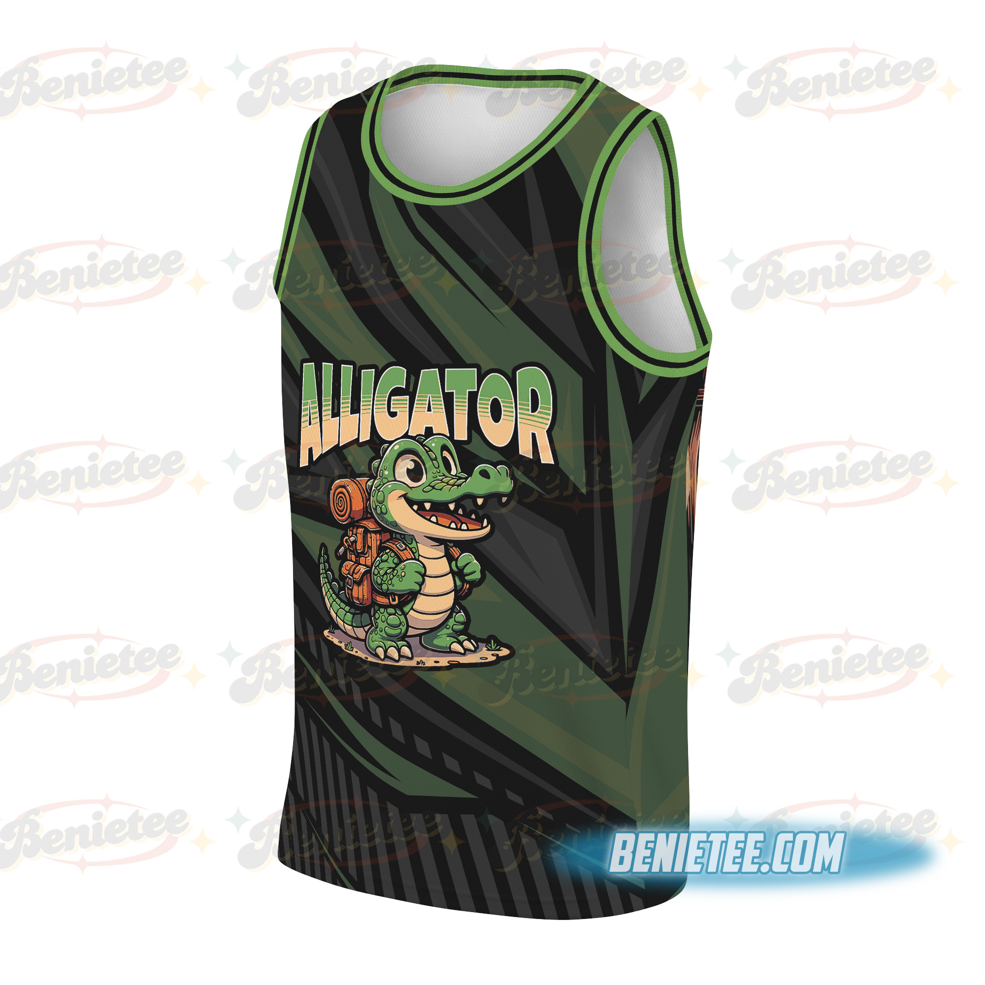 Alligator Alcatraz Everglades Florida Basketball Jersey, Everglades Florida 2025 Parody - Image 2