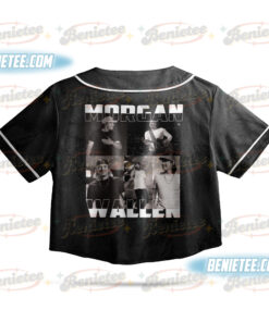 Alternative view of Morgan Wallen Tour Croptop Baseball Jersey