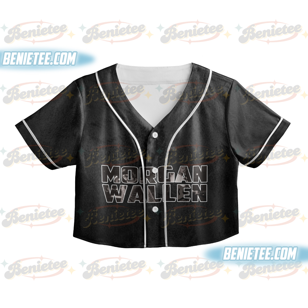 Morgan Wallen Tour Croptop Baseball Jersey - Image 3