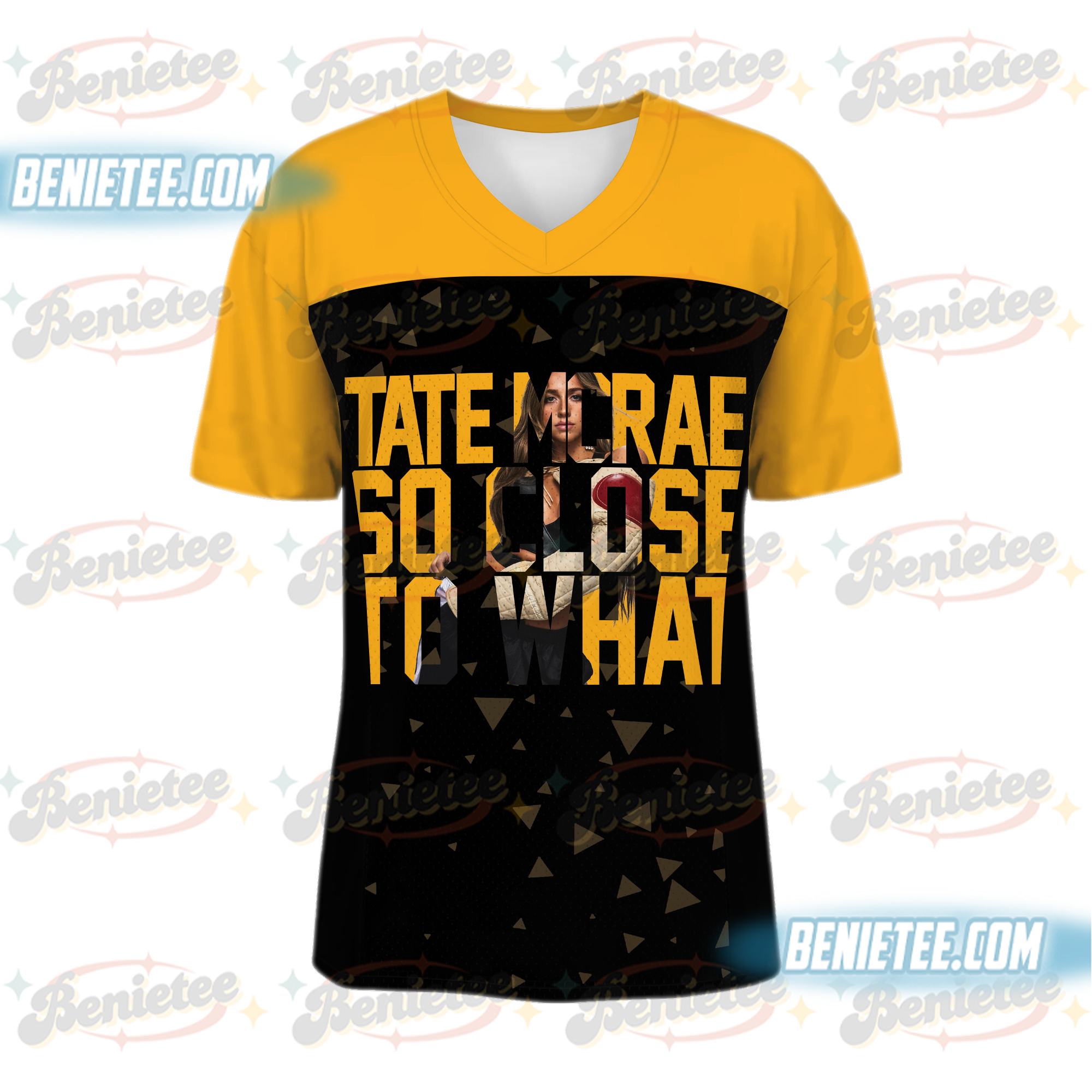Tate Vintage-Stye McRae Miss Possessive Tour 2025 Jersey,Vintage Tate McRae Concert Football Jersey - Image 5