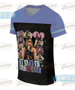 Alternative view of Vintage Tate McRae Concert Football Jersey