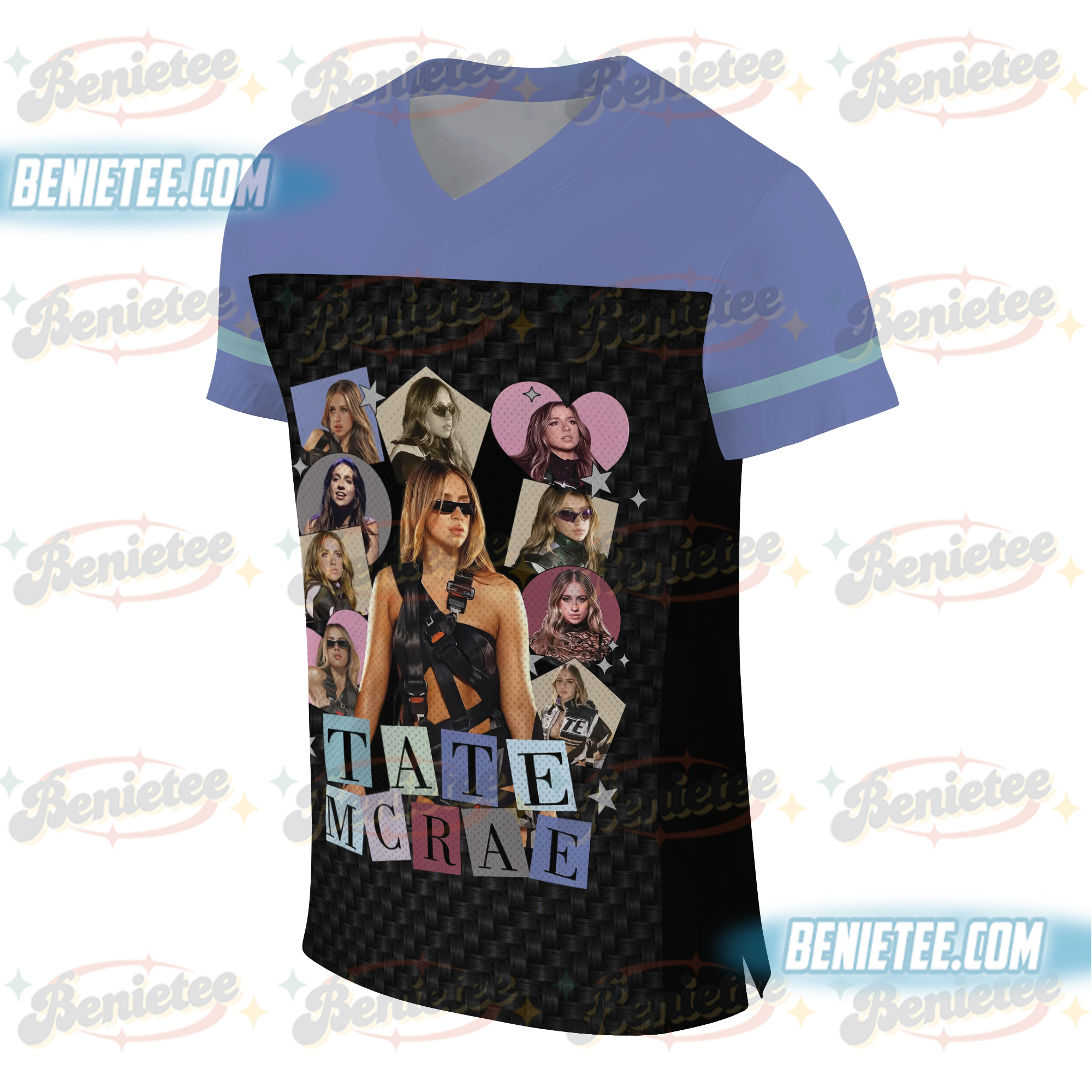 Vintage Tate McRae Concert Football Jersey - Image 2